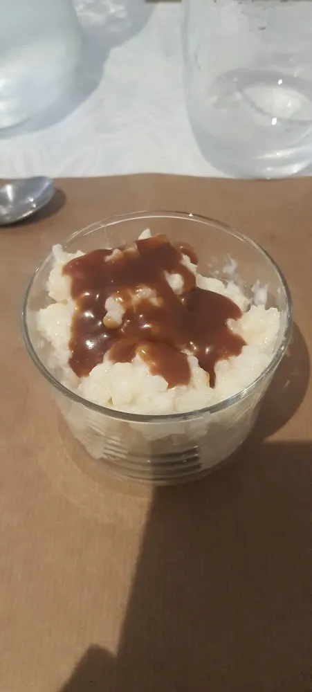 Riz Au Lait Sauce Caramel